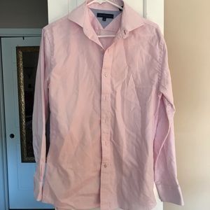 🔥TOMMY HILFIGER PINK BUTTON DOWN SHIRT SHARP NEW